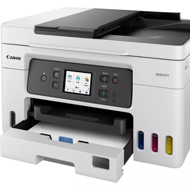 Multifunción Recargable Canon MAXIFY GX4050 MegaTank WiFi/ Fax/ Dúplex/ Blanca - изображение 5