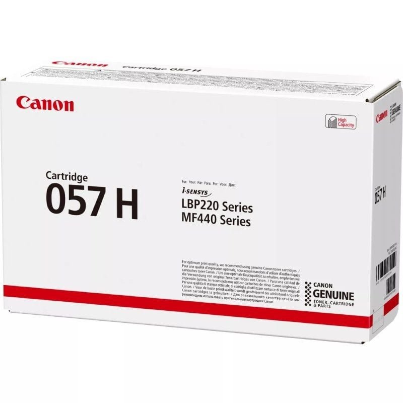 Tóner Original Canon i-SENSYS nº057H Alta Capacidad/ Negro - изображение 3