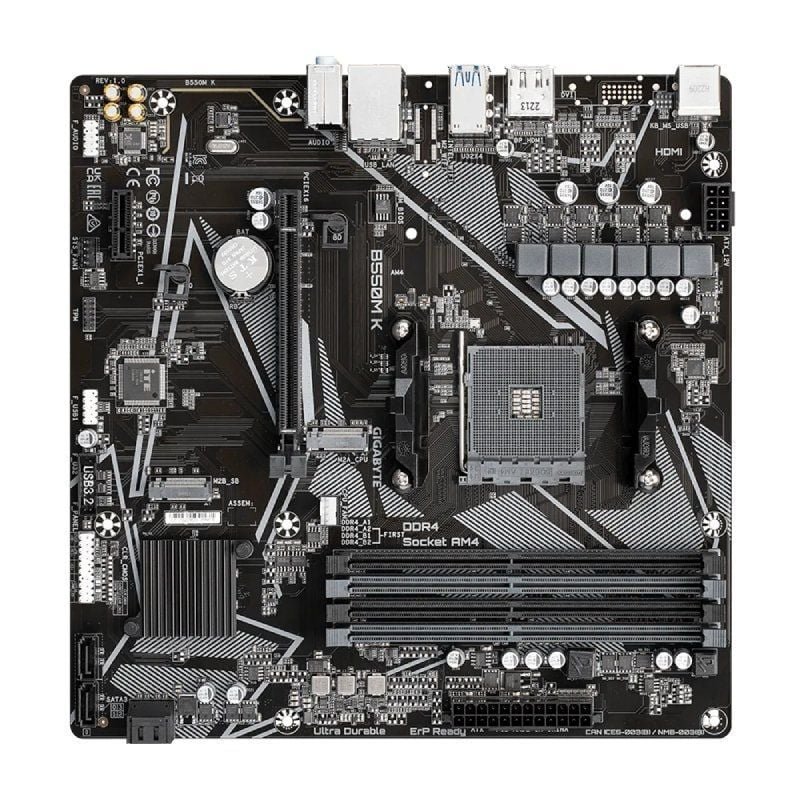 Placa Base Gigabyte B550M K Socket AM4/ Micro ATX - изображение 4