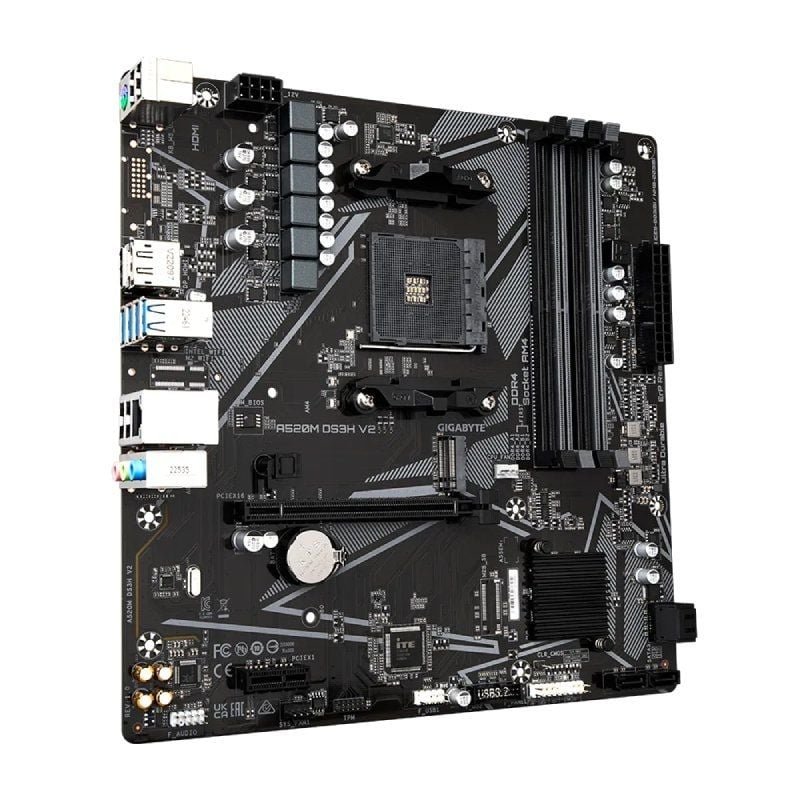 Placa Base Gigabyte A520M DS3H V2 Socket AM4/ Micro ATX - изображение 3