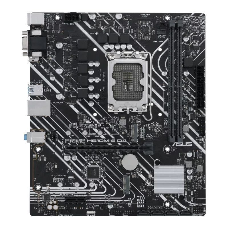 Placa Base Asus Prime H610M-E D4-CSM/ Socket 1700/ Micro ATX - изображение 2
