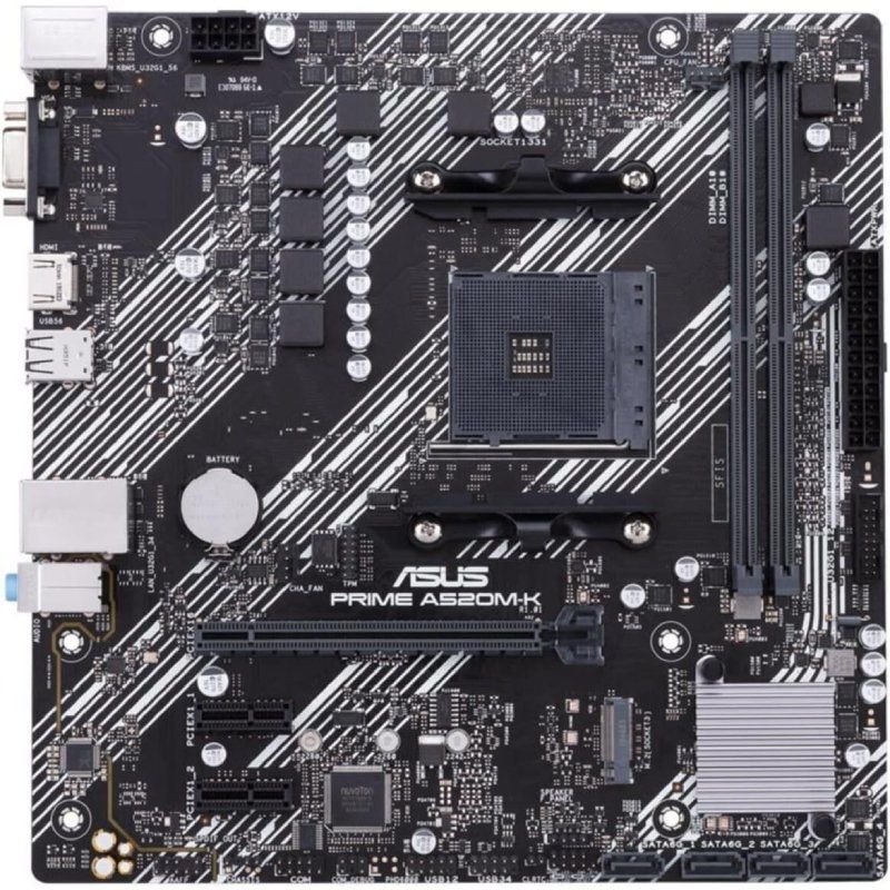 Placa Base Asus Prime A520M-K Socket AM4/ Micro ATX - изображение 3