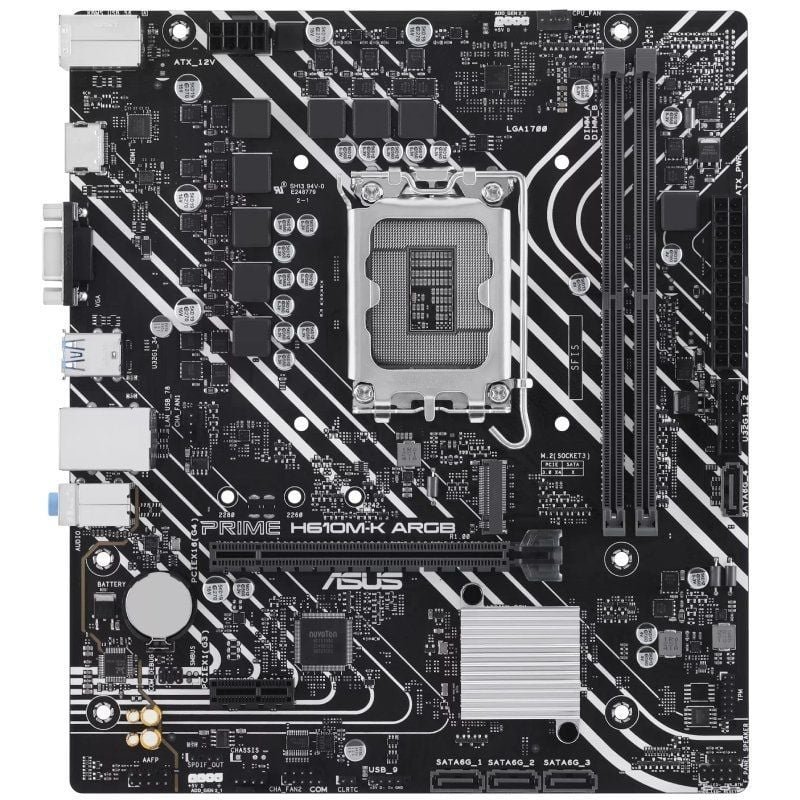 Placa Base Asus Prime H610M-K ARGB Socket 1700/ Micro ATX - изображение 2
