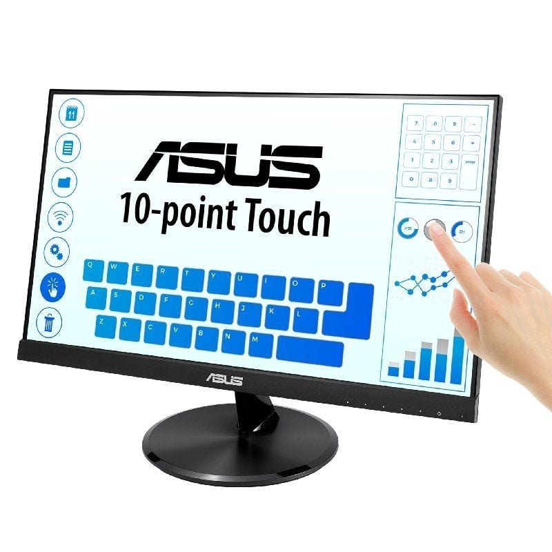 Monitor Profesional Táctil Asus VT229H 21.5"/ Full HD/ Multimedia/ Negro - изображение 2