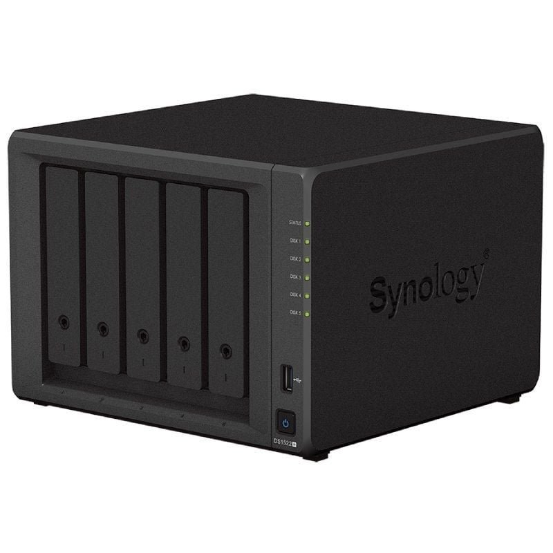 NAS Synology Diskstation DS1522+/ 5 Bahía 3.5"- 2.5"/ 8GB DDR4/ Formato Torre - изображение 2
