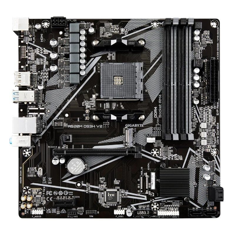 Placa Base Gigabyte A520M DS3H V2 Socket AM4/ Micro ATX - изображение 2