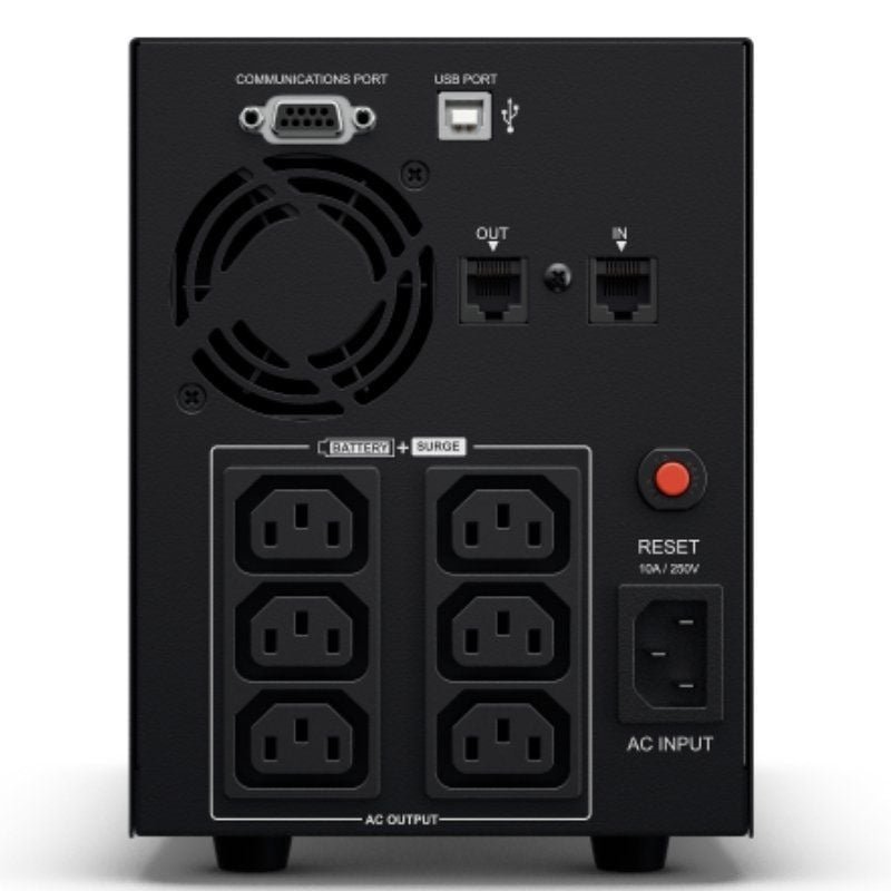 SAI Línea Interactiva Cyberpower VALUE2200EILCD/ 2200VA-1320W/ 6 Salidas/ Formato Torre - изображение 3