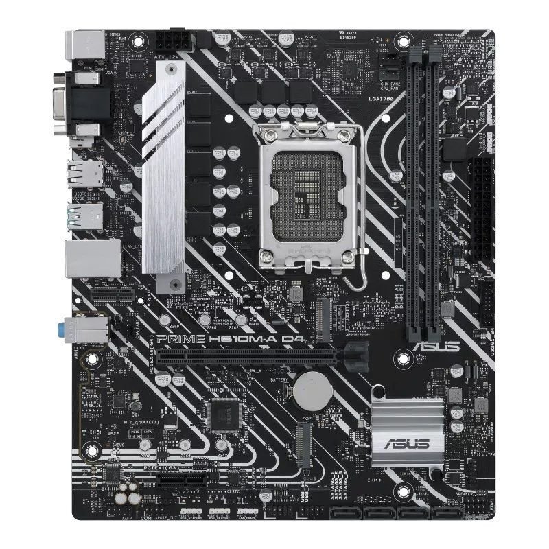 Placa Base Asus Prime H610M-A D4-CSM/ Socket 1700/ Micro ATX - изображение 2