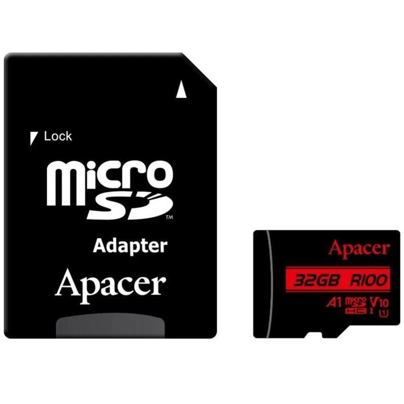 Tarjeta de Memoria Apacer 32GB microSD HC UHS 1 con Adaptador/ Clase 10/ 100MBs - изображение 2