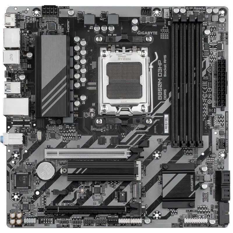 Placa Base Gigabyte B850M D3HP/ Socket AM5/ Micro ATX - изображение 2