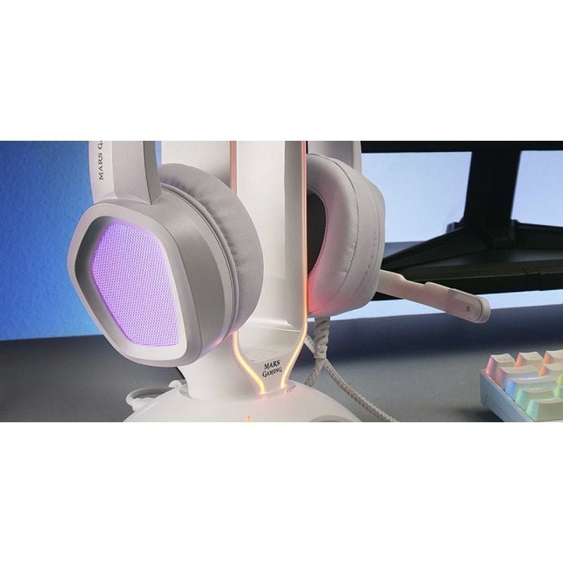 Auriculares Gaming con Micrófono Mars Gaming MH320/ Jack 3.5/ Blancos - изображение 2