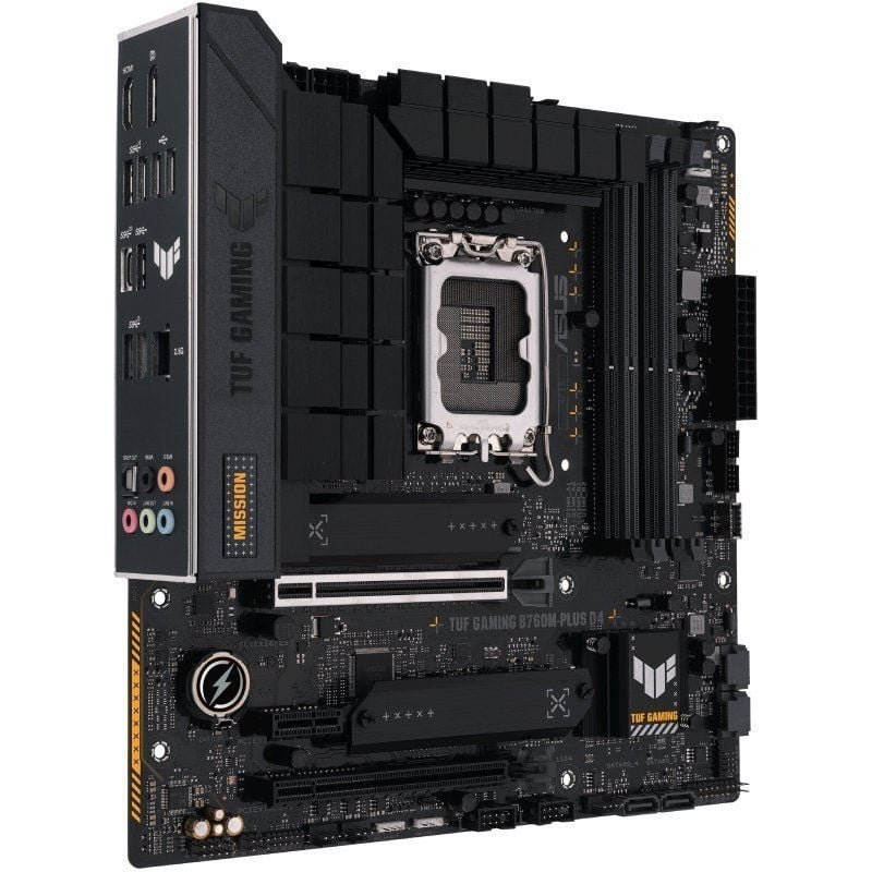 Placa Base Asus TUF GAMING B760M-PLUS D4/ Socket 1700/ Micro ATX - изображение 3