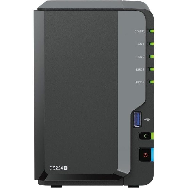 NAS Synology Diskstation DS224+/ 2 Bahías 3.5"- 2.5"/ 2GB DDR4/ Formato Torre - изображение 2