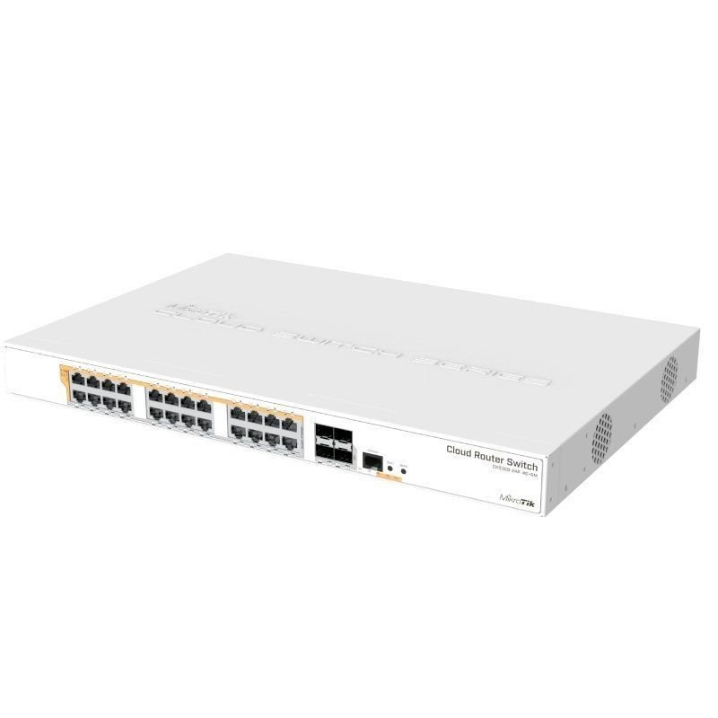 Switch Mikrotik CRS328-24P-4S+RM/ 28 Puertos/ RJ45 10/100/1000/ SFP/ PoE - изображение 2