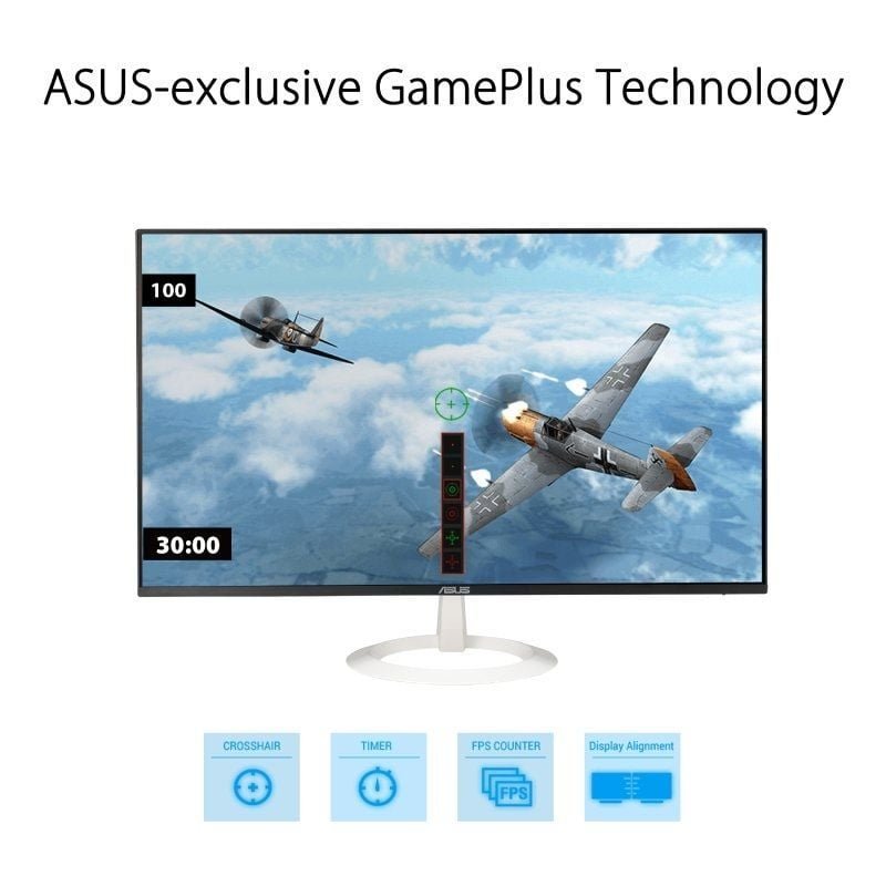Monitor Gaming Asus VZ27EHF-W 27"/ Full HD/ 1ms/ 100Hz/ IPS/ Blanco - изображение 3