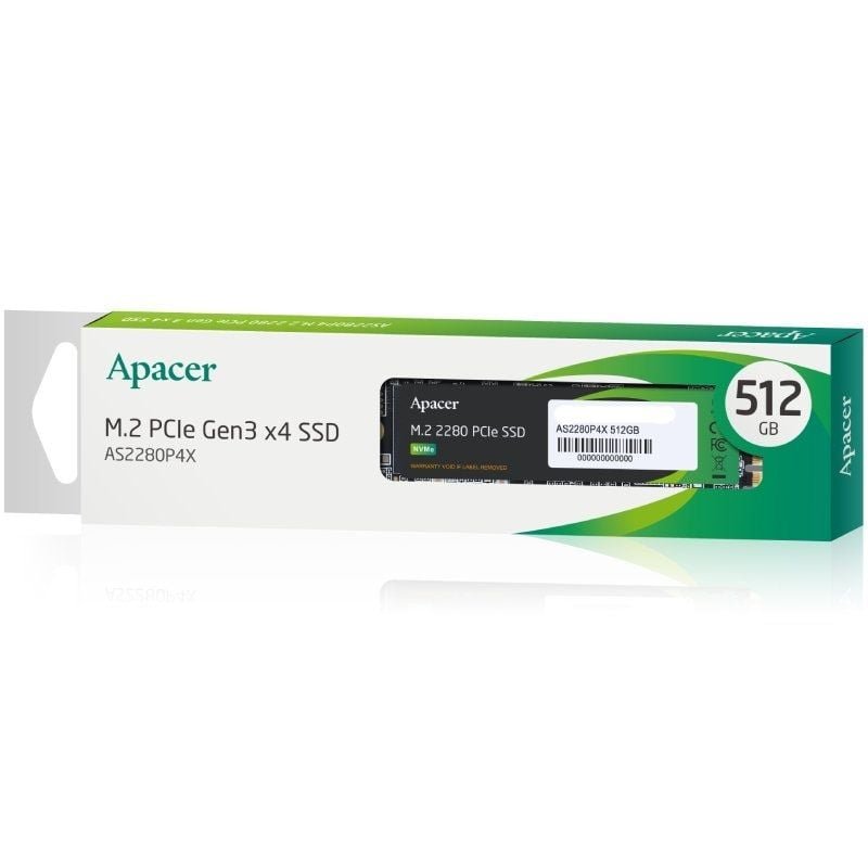 Disco SSD Apacer AS2280P4X 512GB/ M.2 2280 PCIe/ Full Capacity - изображение 2