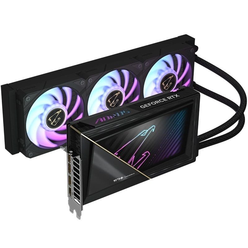 Tarjeta Gráfica Gigabyte AORUS GeForce RTX 5090 Xtreme WaterForce/ 32GB GDDR7 - изображение 2