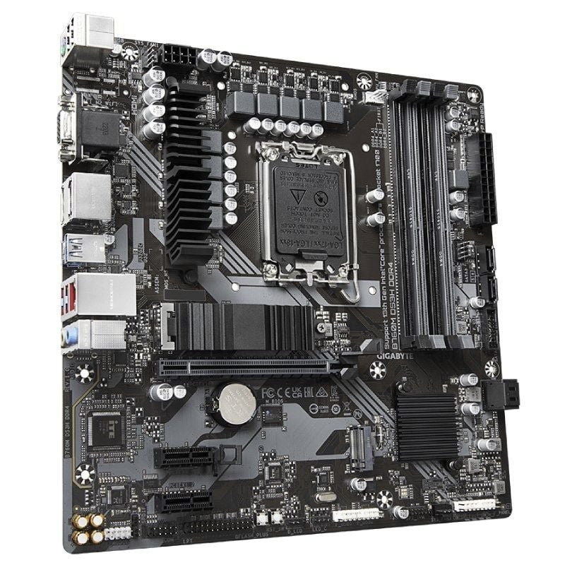 Placa Base Gigabyte B760M DS3H DDR4 Socket 1700/ Micro ATX - изображение 2