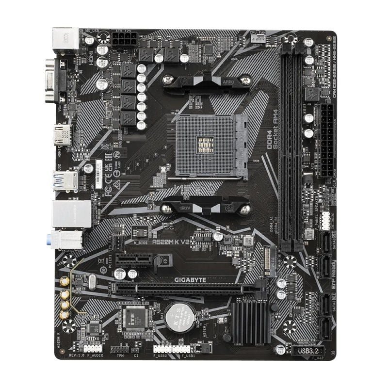 Placa Base Gigabyte A520M K V2 Socket AM4/ Micro ATX - изображение 2