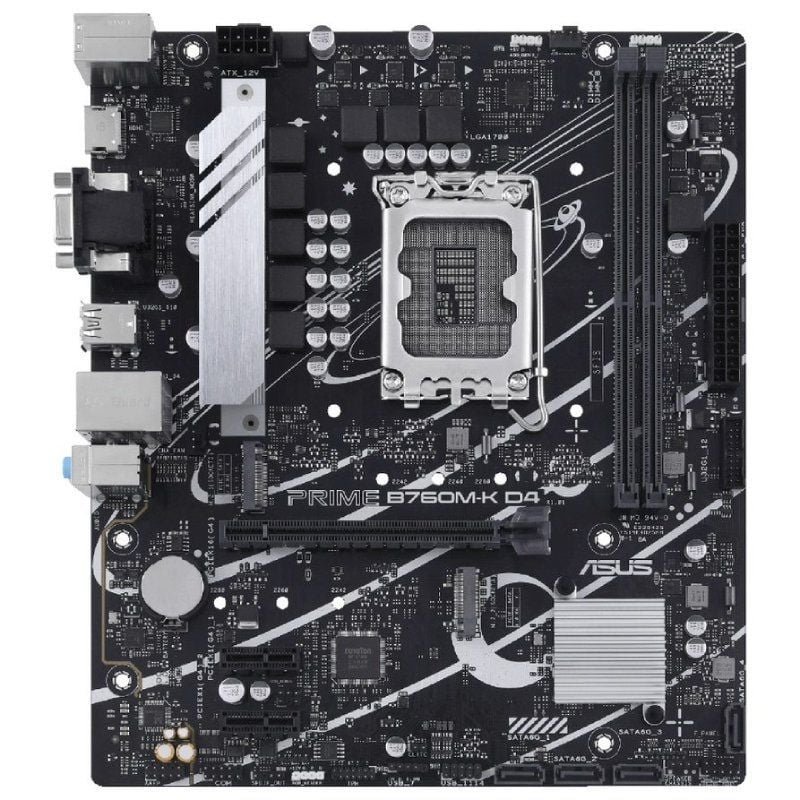 Placa Base Asus PRIME B760M-K D4 Socket 1700/ Micro ATX - изображение 2