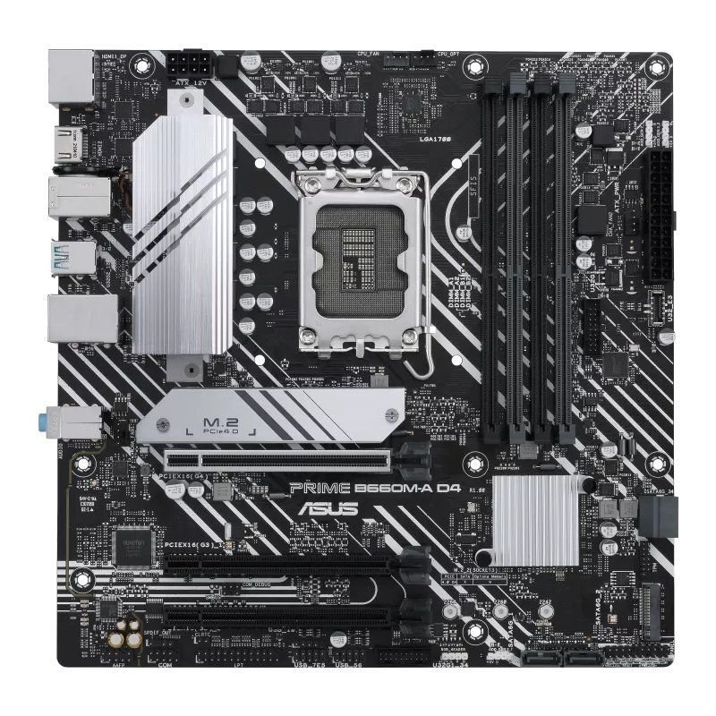 Placa Base Asus Prime B660M-A D4-CSM/ Socket 1700/ Micro ATX - изображение 2
