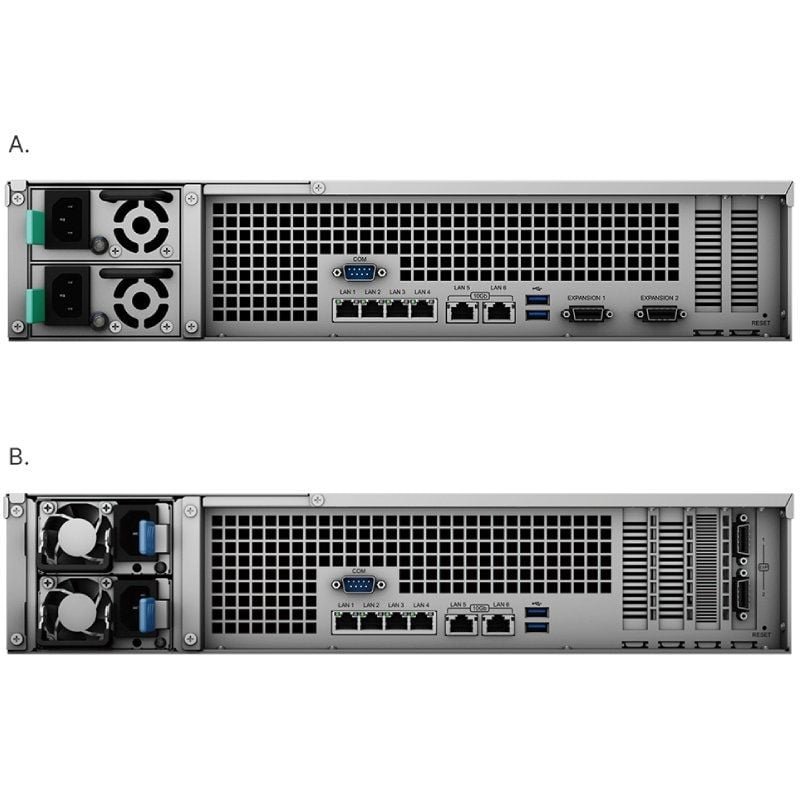 NAS Synology RackStation RS3621XS+/ 12 Bahía 3.5"- 2.5"/ 8GB DDR4/ Formato Rack - изображение 4