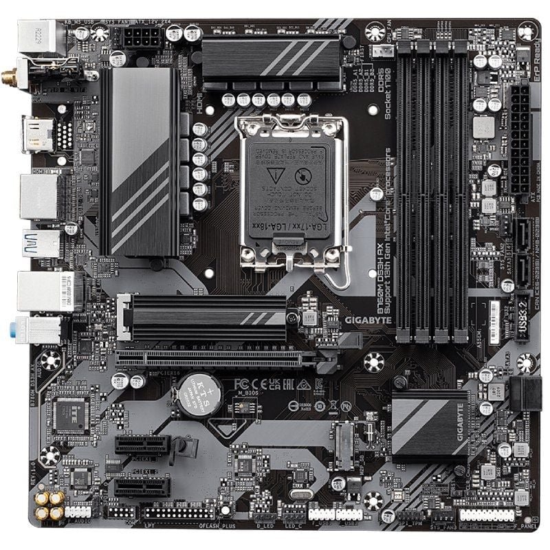 Placa Base Gigabyte B760M DS3H AX Socket 1700/ Micro ATX - изображение 2