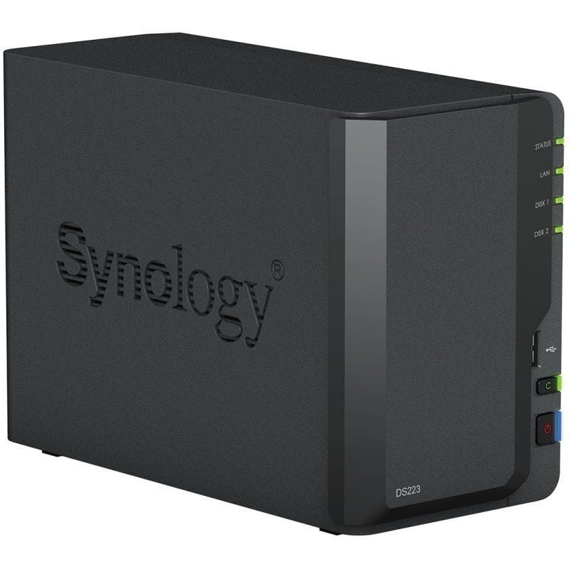 NAS Synology Diskstation DS223/ 2 Bahías 3.5"- 2.5"/ 2GB DDR4/ Formato Torre - изображение 2
