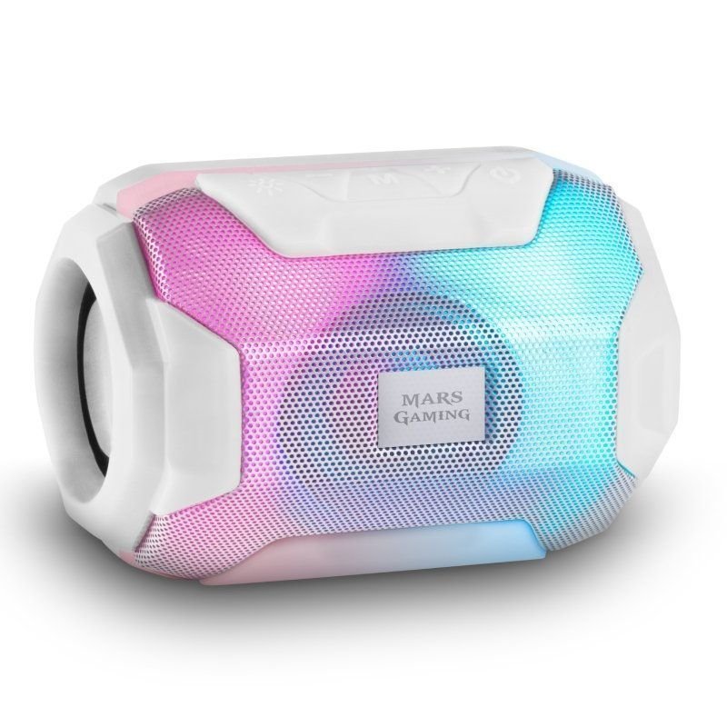 Altavoz con Bluetooth Mars Gaming MSBAXW/ 10W/ 1.0/ Blanco - изображение 2