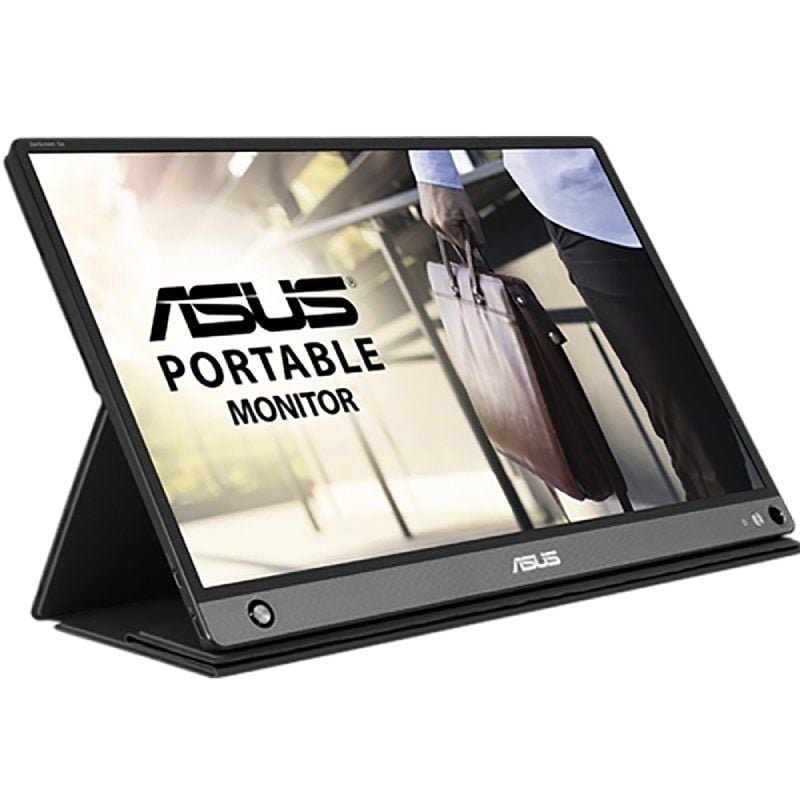 Monitor Portátil Asus ZenScreen Go MB16AHP 15.6"/ Full HD/ Multimedia/ Plata y Negro - изображение 2