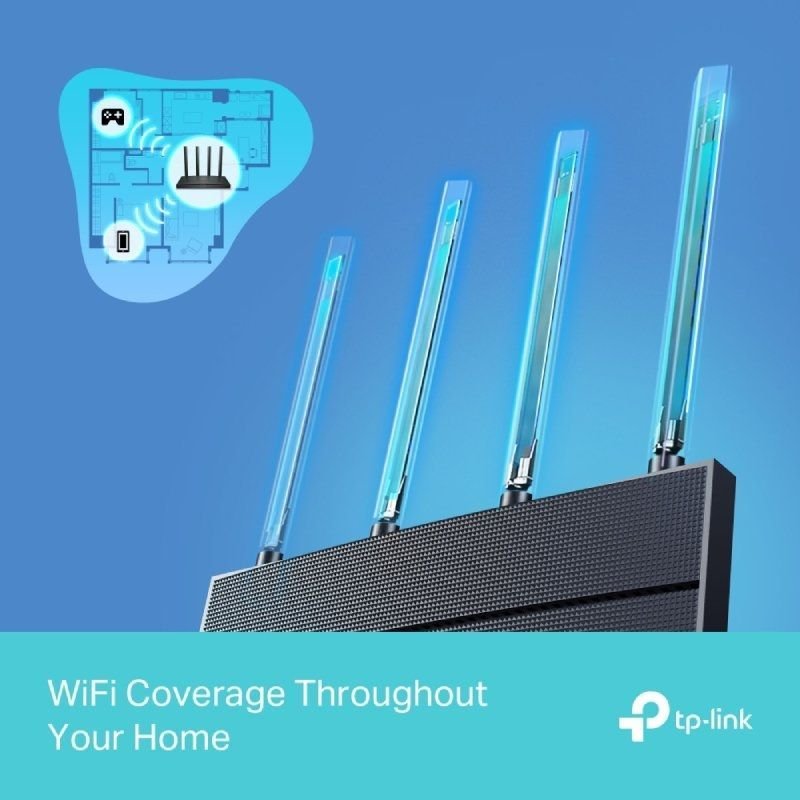 Router Inalámbrico TP-Link Archer AX12/ WiFi 6/ 1500 Mbps/ 2.4GHz 5GHz/ 4 Antenas/ WiFi 802.11ax/ac/n/a/ - n/b/g - изображение 4