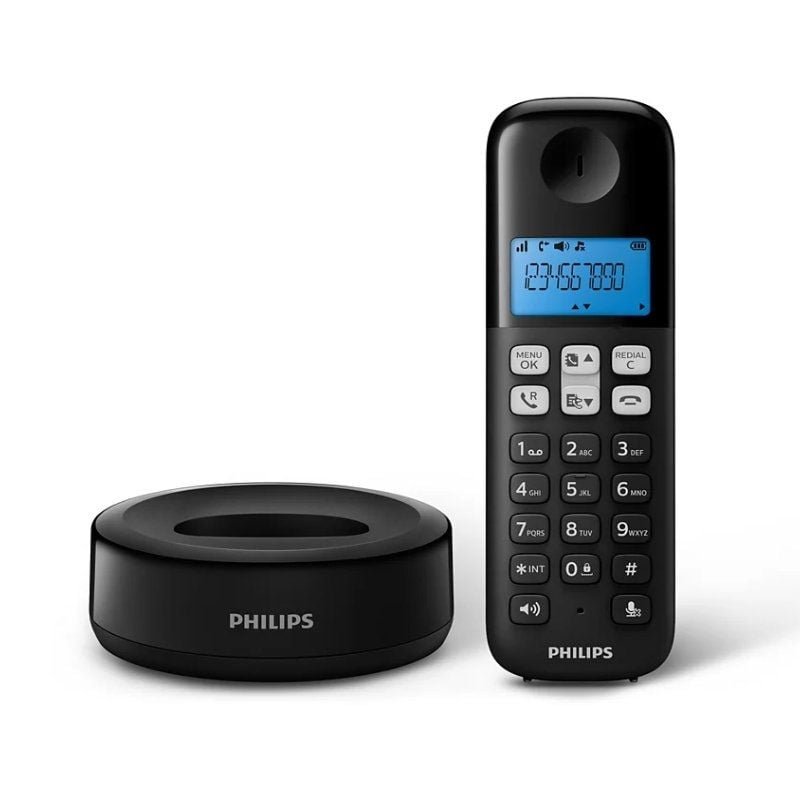 Teléfono Inalámbrico Philips D1611B/34/ Negro - изображение 3