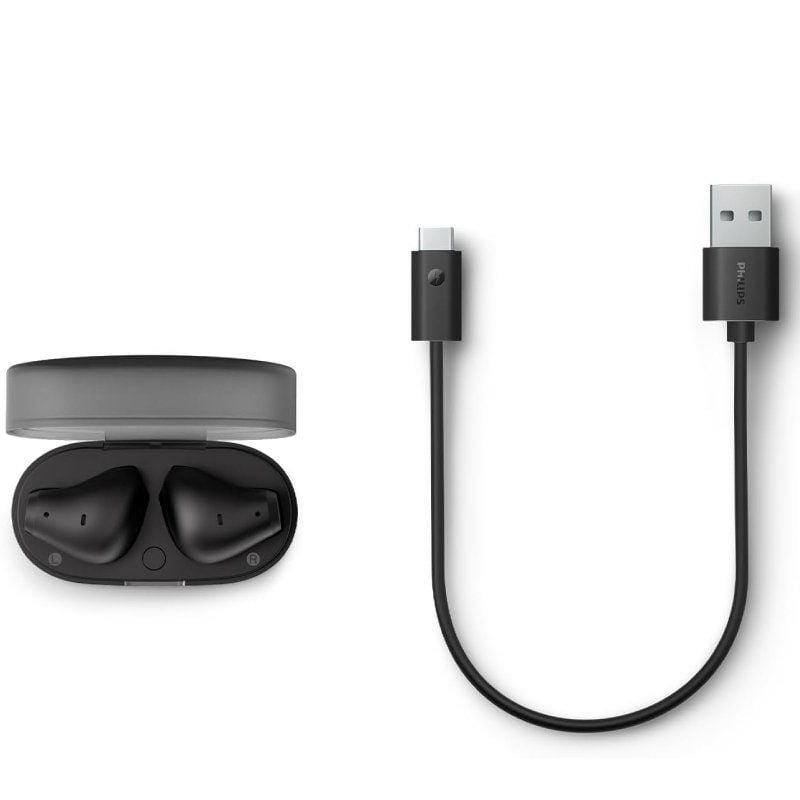 Auriculares Bluetooth Philips TAT2139BK con estuche de carga/ Autonomía 7h/ Negros - изображение 3