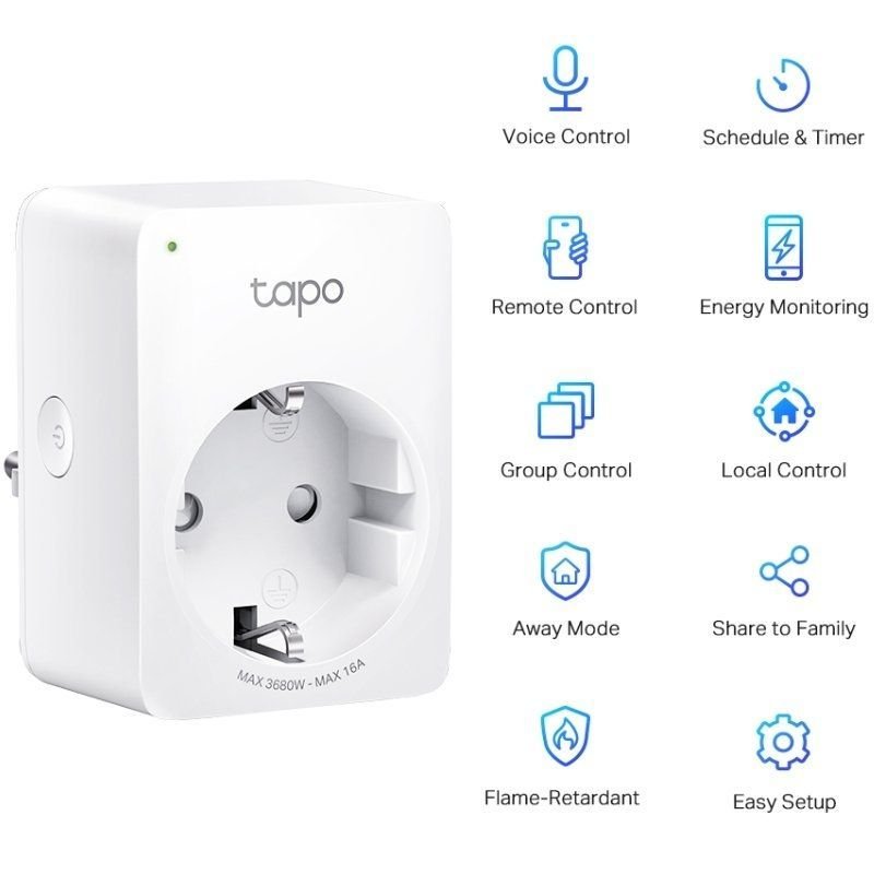 Enchufe WiFi Inteligente TP-Link Tapo P110 - изображение 2