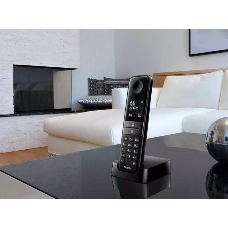 Teléfono Inalámbrico Philips D4701B/34/ Negro - изображение 3