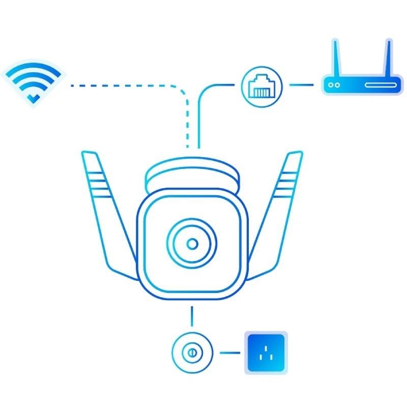 Cámara de Videovigilancia TP-Link Tapo TC65/ Visión Nocturna/ Control desde APP - изображение 3