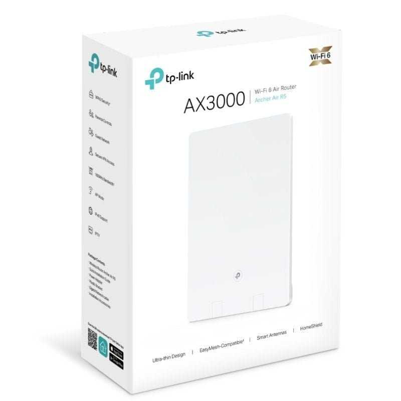 Router Inalámbrico TP-Link Archer Air R5/ WiFi 6/ 3000 Mbps/ 2.4GHz 5GHz/ 4 Antenas/ WiFi 802.11ax/ac/n/a/ - n/b/g - изображение 5