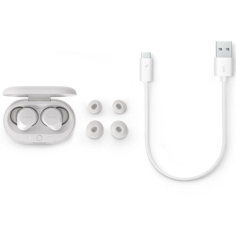Auriculares Bluetooth Philips TAT1209 con estuche de carga/ Autonomía 6h/ Blancos - изображение 5