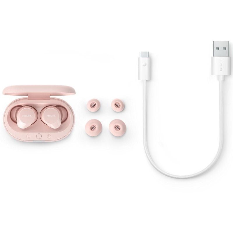 Auriculares Bluetooth Philips TAT1209 con estuche de carga/ Autonomía 6h/ Rosas - изображение 5