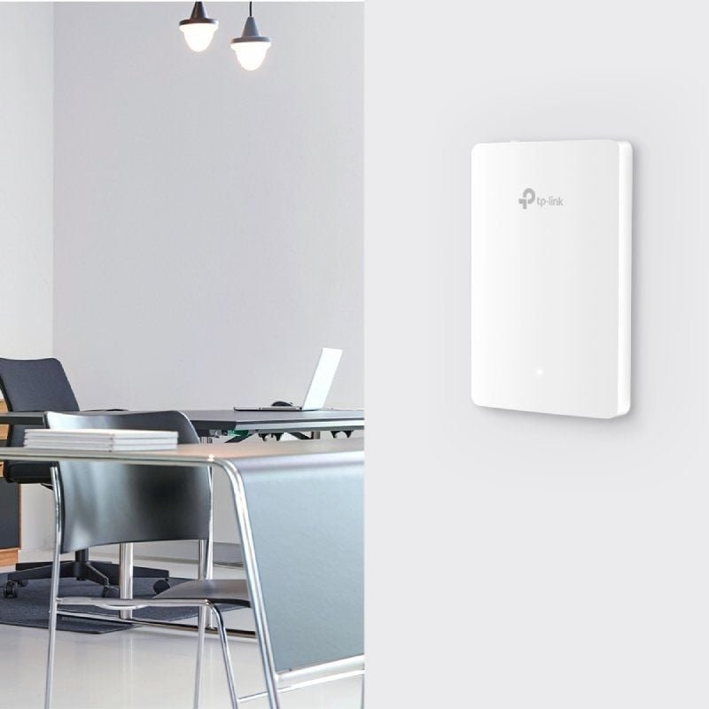 Punto de Acceso Inalámbrico TP-Link Omada EAP615-WALL/ WiFi 6/ PoE/ 1800Mbps/ 2.4GHz 5GHz/ Antenas de 4dBi/ WiFi 802.11 ax/ac/a/n/b/g 802.3af/at - изображение 5