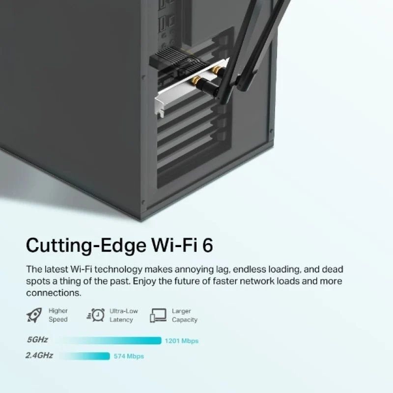 Tarjeta de Red Inalámbrica-PCI Express TP-Link Archer TX20E/ 1800Mbps/ 2.4/5GHz - изображение 3