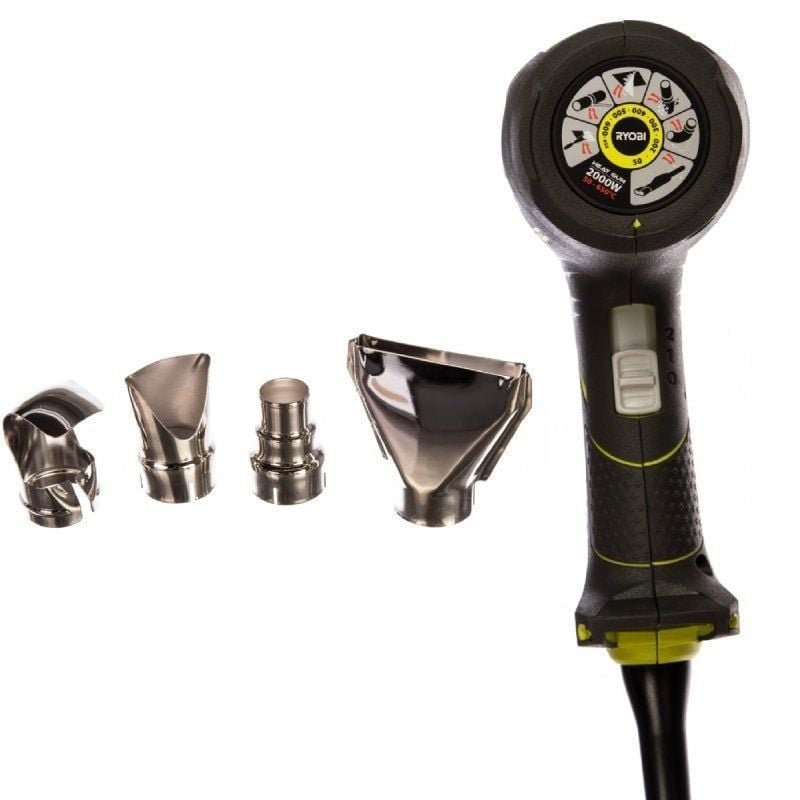 Decapador Ryobi EHG2020LCD/ 2000W/ Incluye 1 Rascador y 4 Boquillas - изображение 5