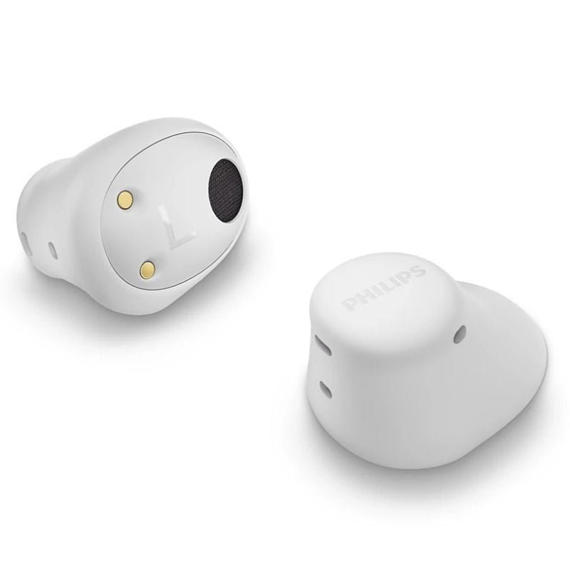 Auriculares Bluetooth Philips TAT2149 con estuche de carga/ Autonomía 6h/ Blancos