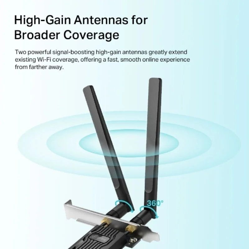 Tarjeta de Red Inalámbrica-PCI Express TP-Link Archer TX20E/ 1800Mbps/ 2.4/5GHz - изображение 2