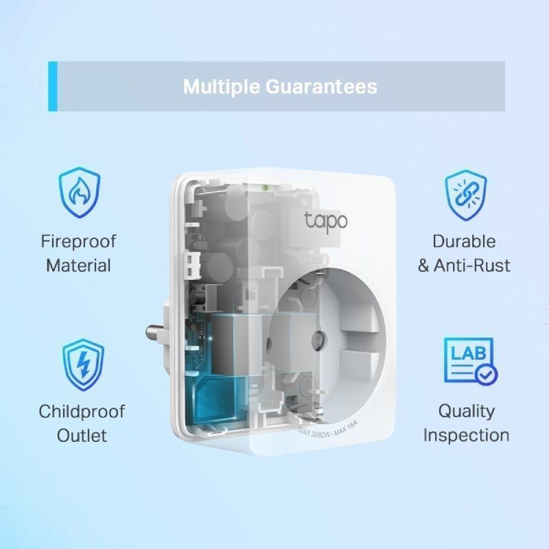 Enchufe WiFi Inteligente TP-Link Tapo P110 - изображение 4