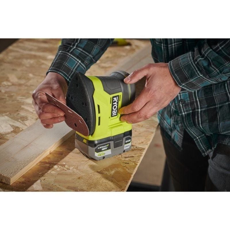 Lijadora Triangular Ryobi ONE+ 18V RPS18-0/ Incluye 6 Lijas/ Sin Batería ni Cargador - изображение 5