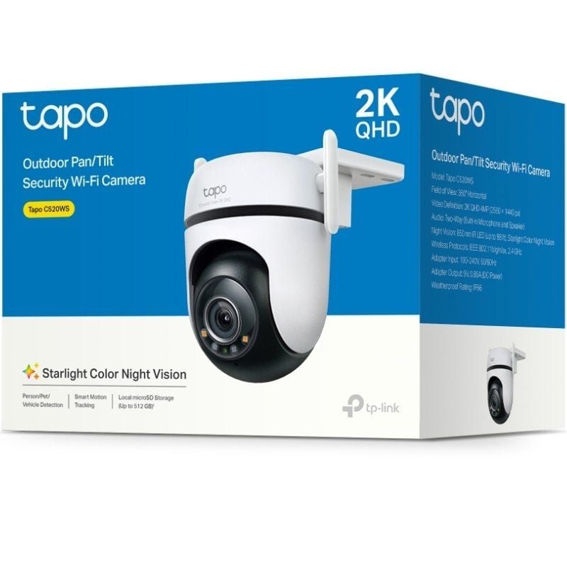 Cámaras de Videovigilancia TP-Link Tapo C520WS/ Visión Nocturna/ Control desde APP - изображение 4