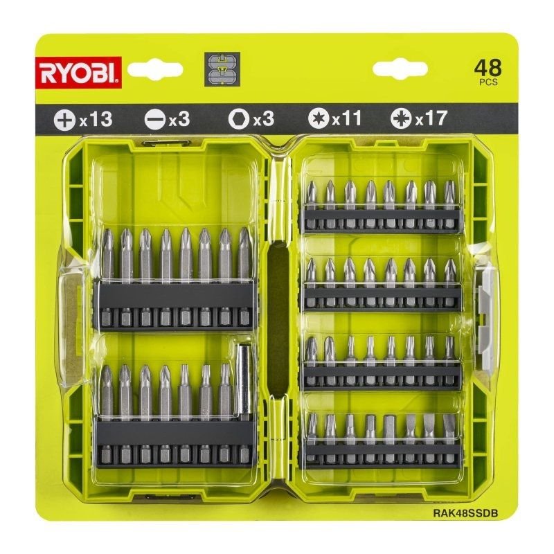 Estuche de 48 Puntas para Atornillar Ryobi RAK48SSD - изображение 2