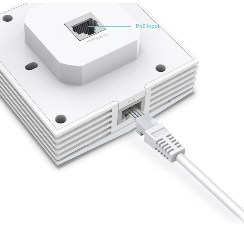 Punto de Acceso Inalámbrico TP-Link Omada EAP650-WALL/ WiFi 6/ PoE+/ 2976Mbps/ 2.4GHz 5GHz/ Antenas de 5dBi/ WiFi 802.11 ax/ac/a/n/b/g - изображение 3
