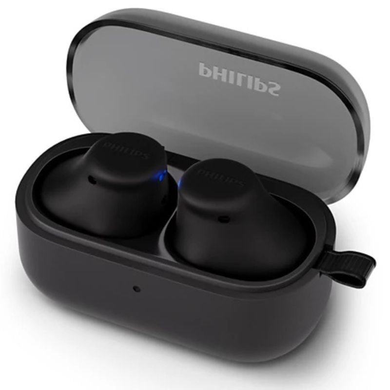 Auriculares Bluetooth Philips TAT2149 con estuche de carga/ Autonomía 6h/ Negros